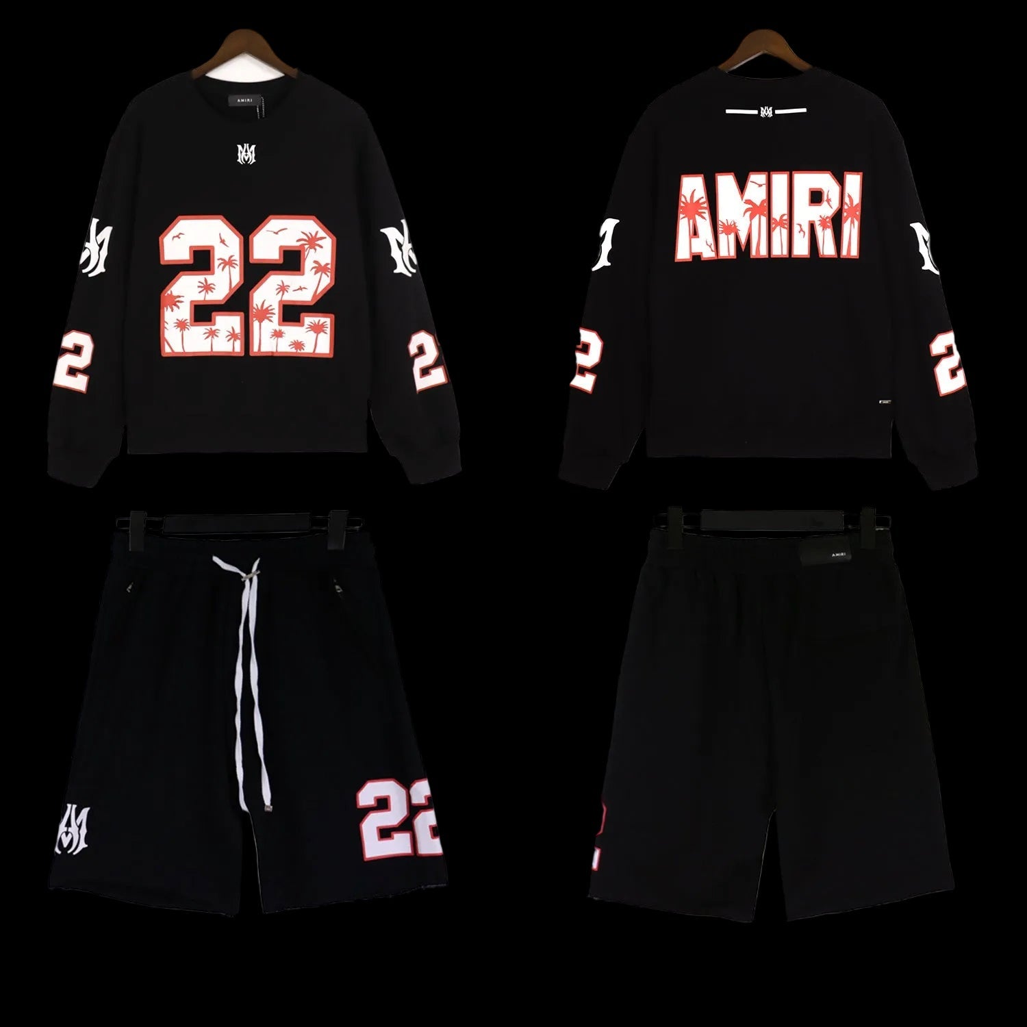 Amiri Hoodie + Short Set