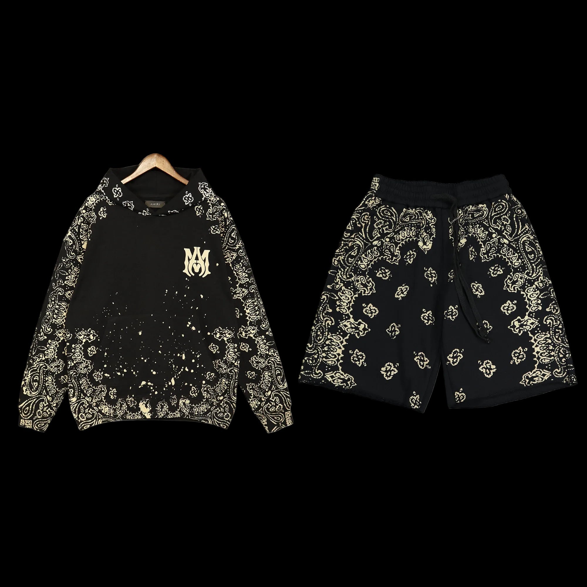 Amiri Hoodie + Short Set