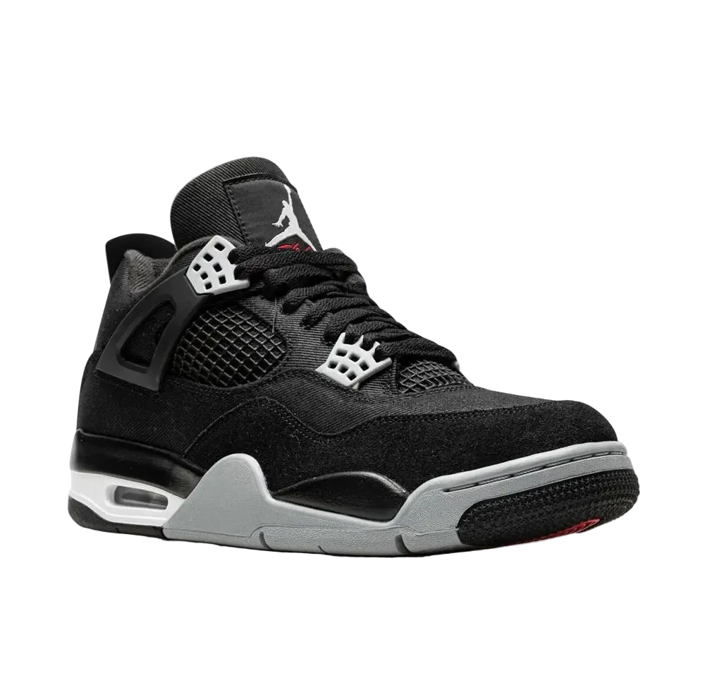 Jordan 4 Black canvas