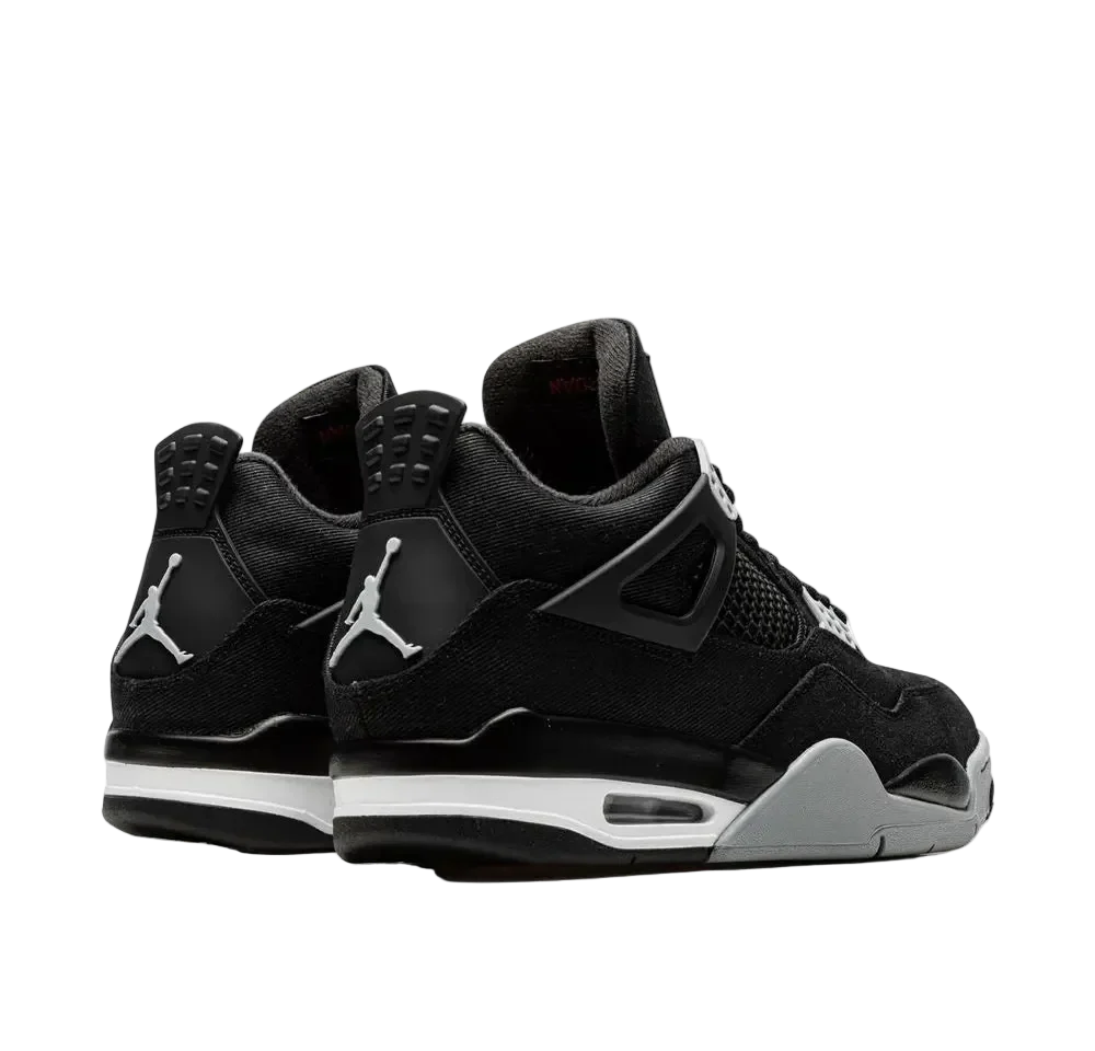 Jordan 4 Black canvas