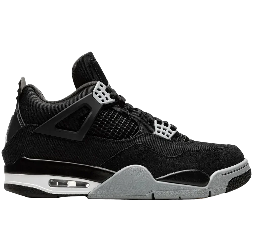 Jordan 4 Black canvas