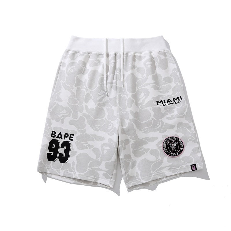 MIAMI BAPE WHITE SHORT