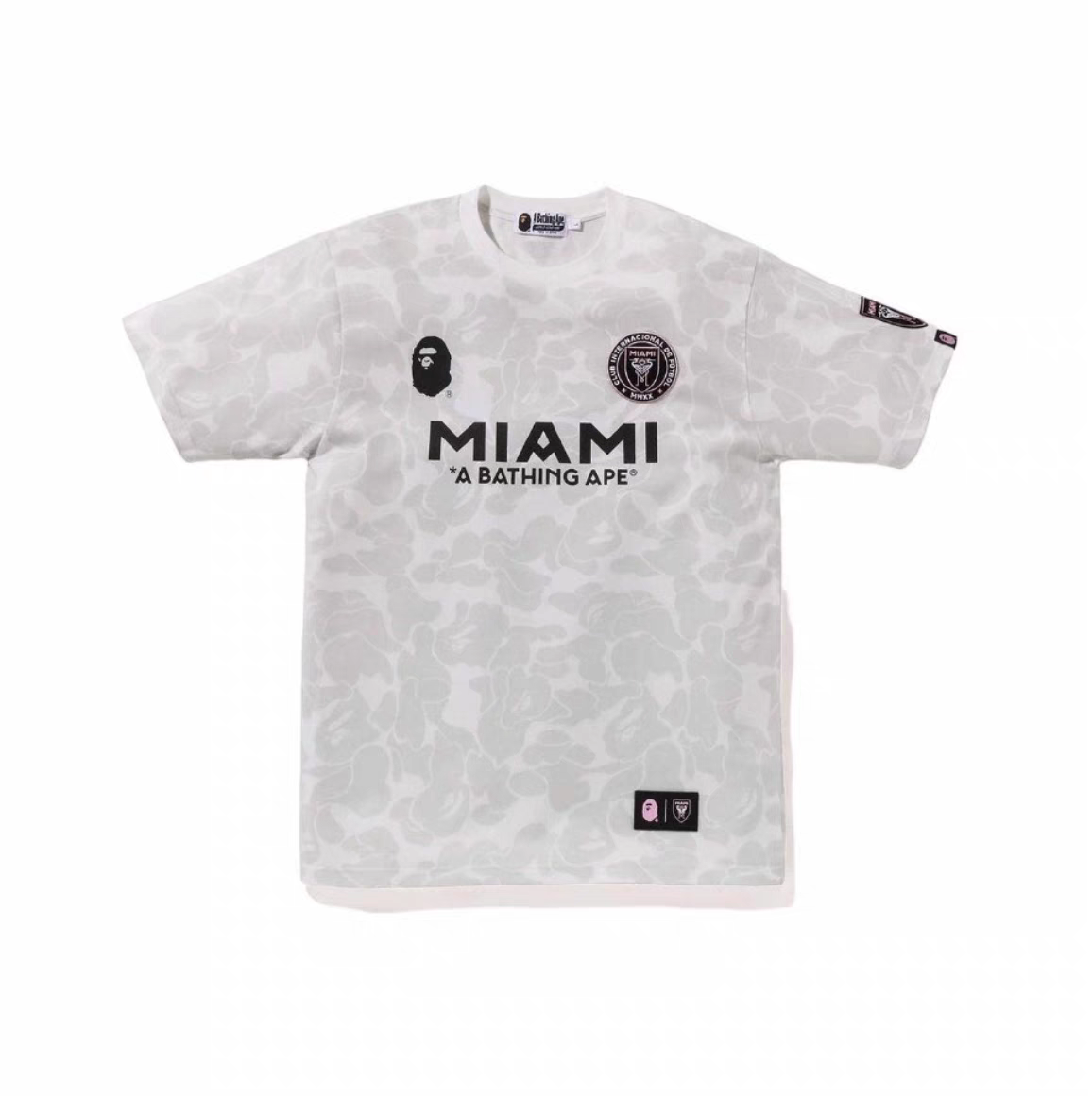 MIAMI BAPE WHITE SHIRT