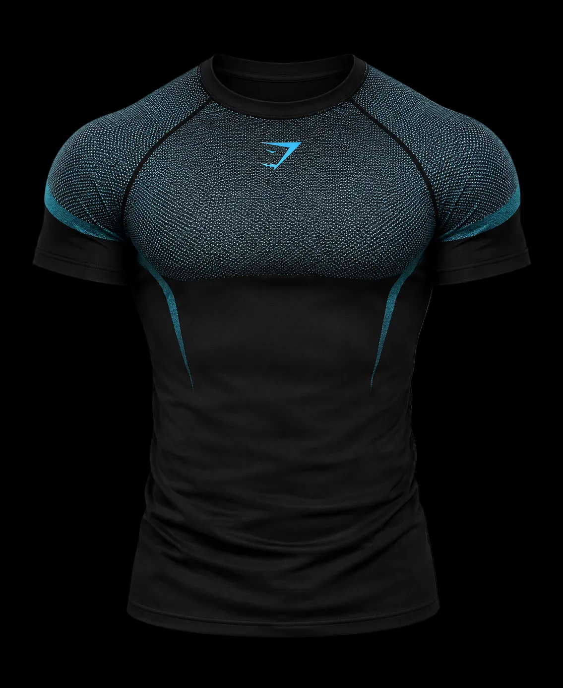 Gym shark blue compression