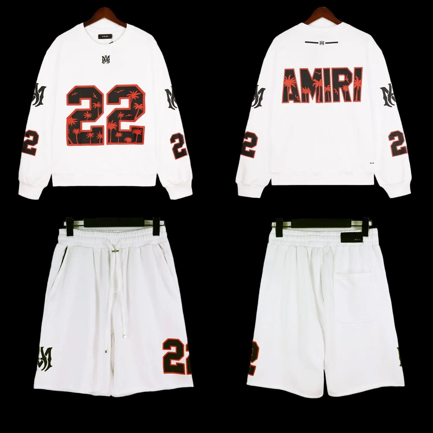 Amiri Hoodie + Short Set