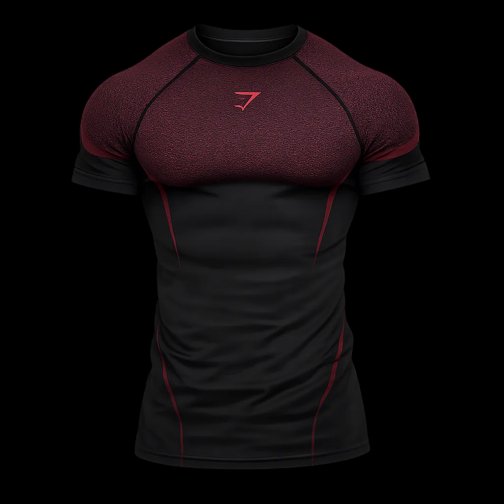 Gym shark red compression