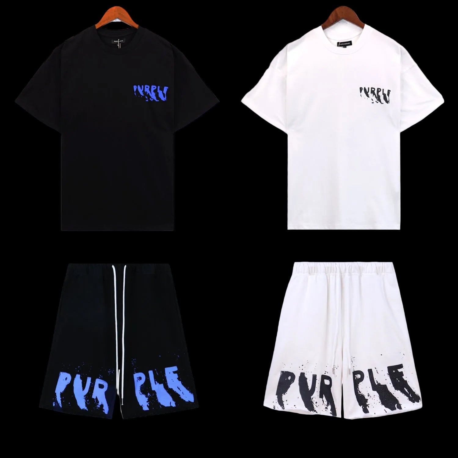 Purple Brand Shirt + Short Set