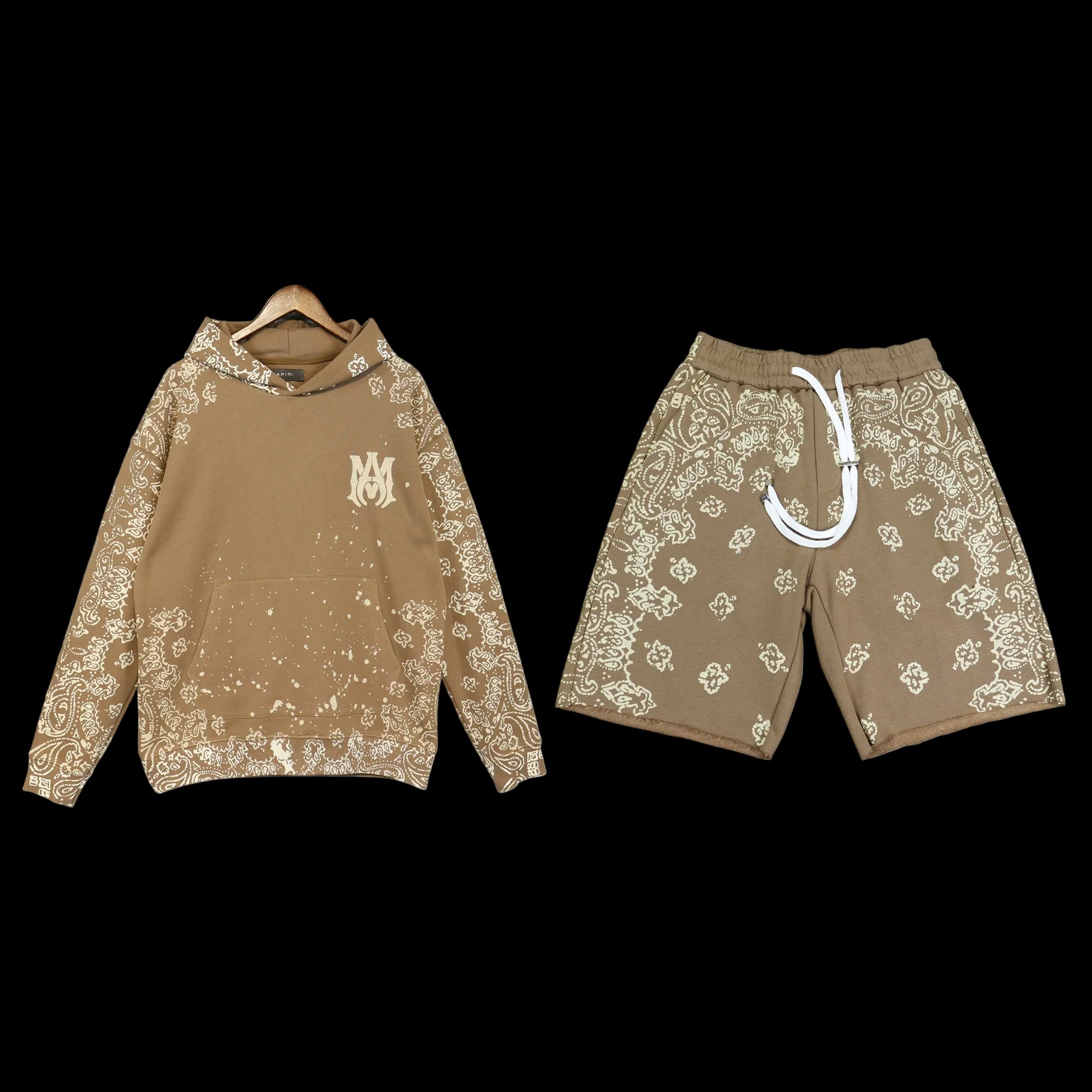 Amiri Hoodie + Short Set