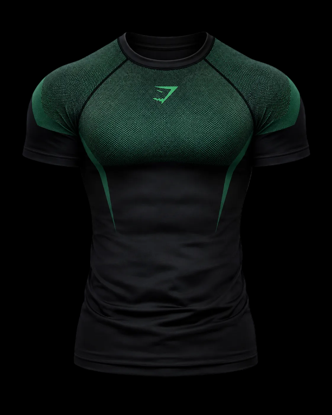 Gym shark green compression