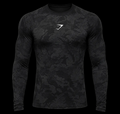 Compression Long Sleeve Top black como