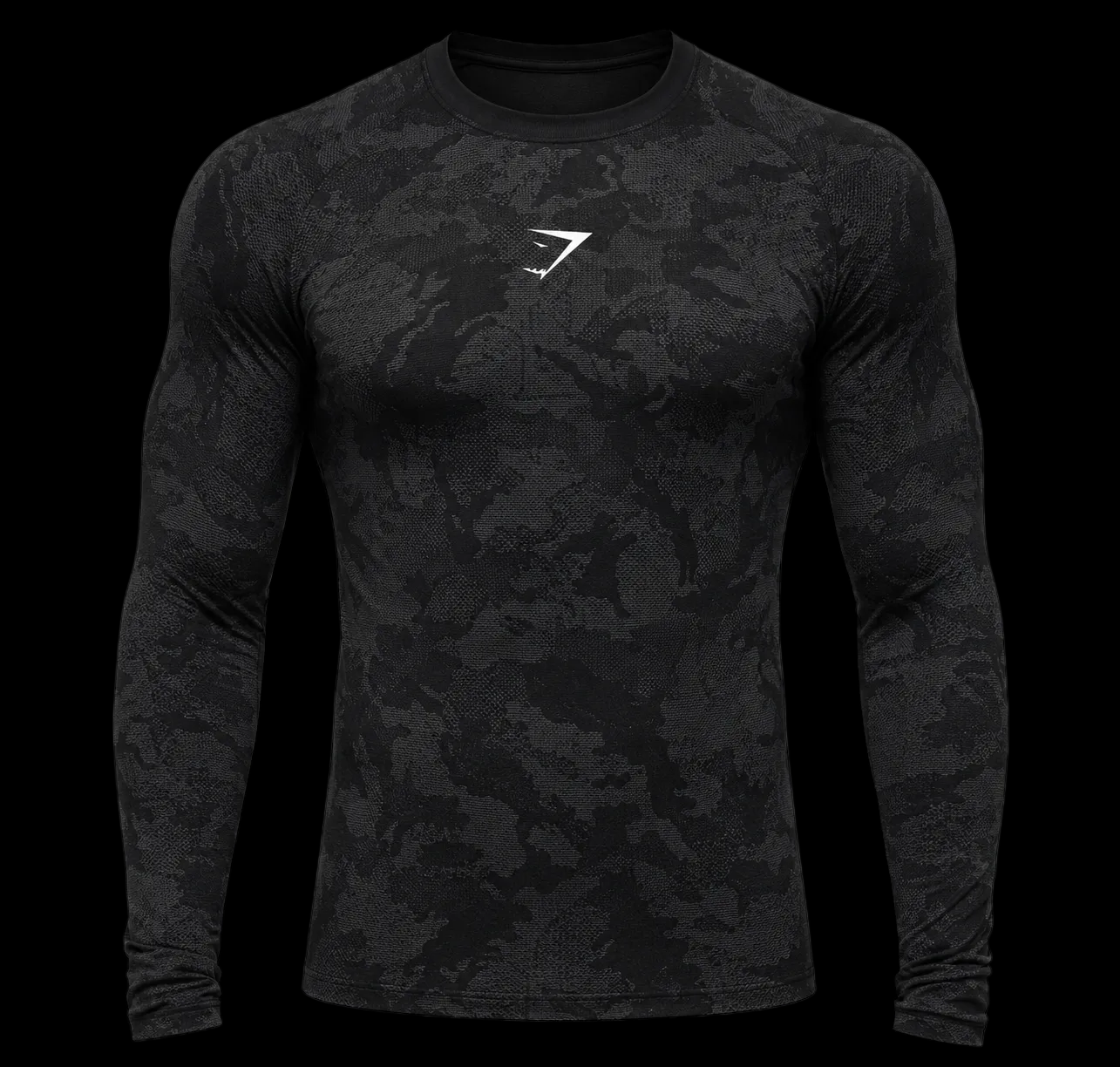 Compression Long Sleeve Top black como