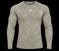 Compression Long Sleeve Top Stone Camo