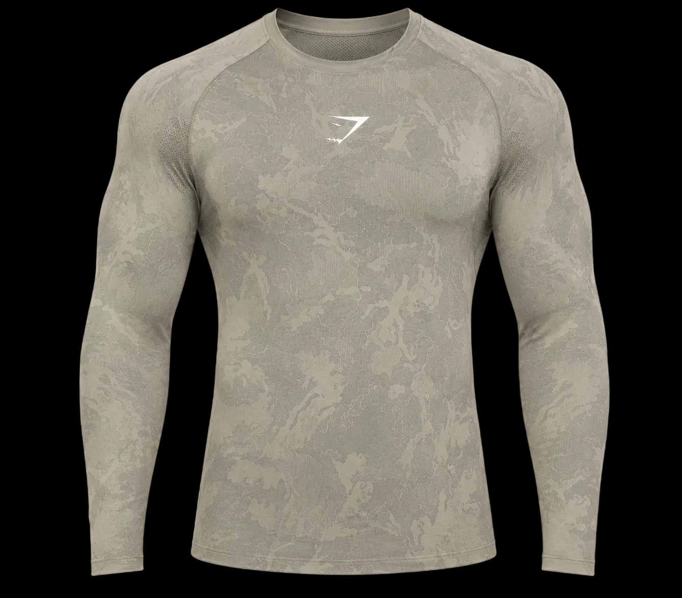 Compression Long Sleeve Top Stone Camo