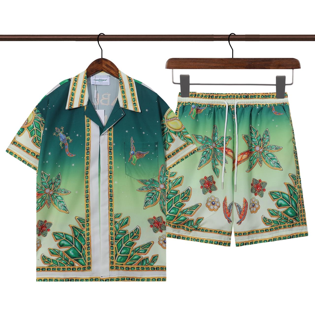Casablanca shirt + short set
