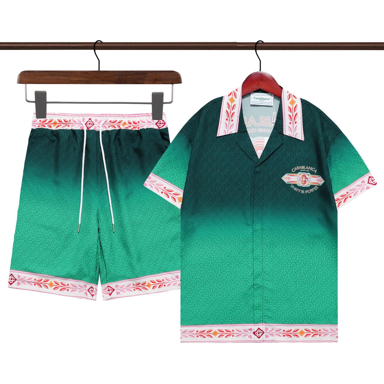 Casablanca shirt + short set