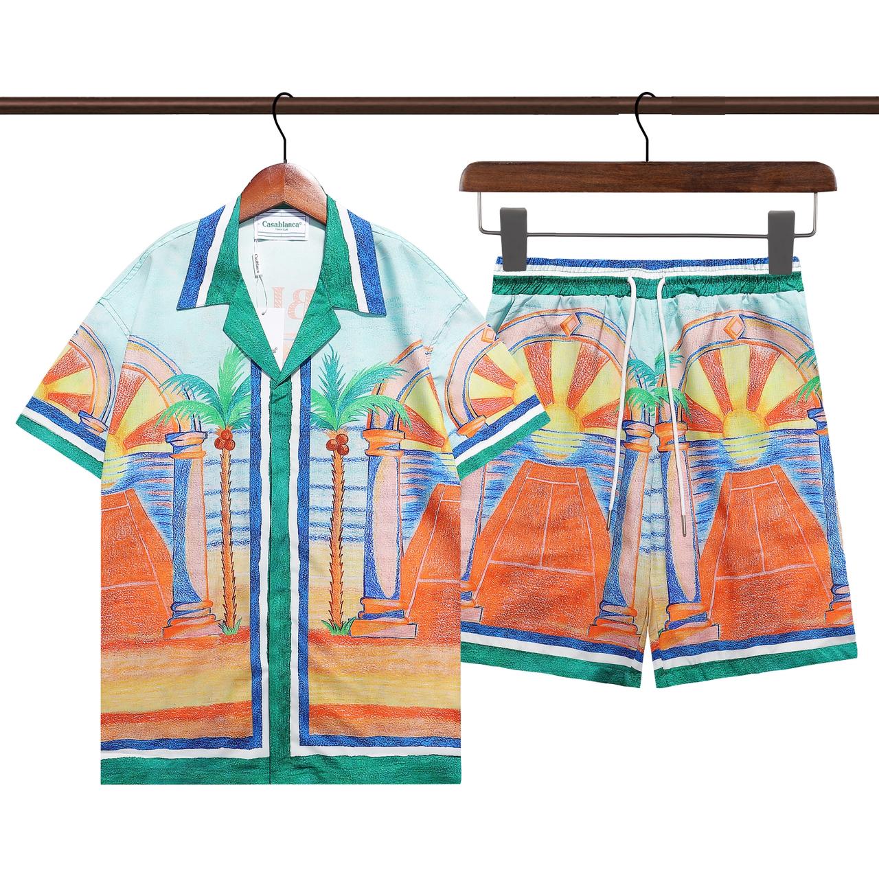 Casablanca shirt + short set