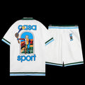 Casablanca shirt + short set